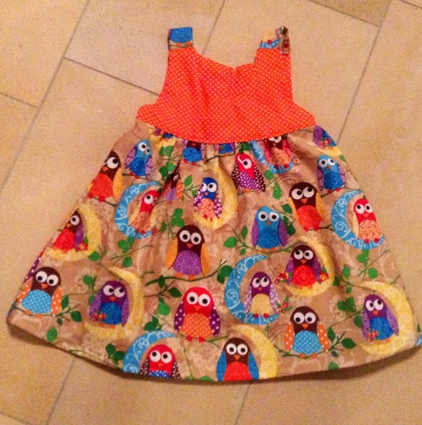 Kinderkleid Orange