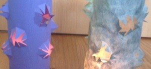 Laterne aus Papier