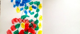 Klatschtechnik Malen