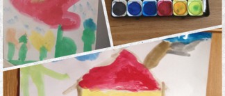 Malen mit Wasserfarben